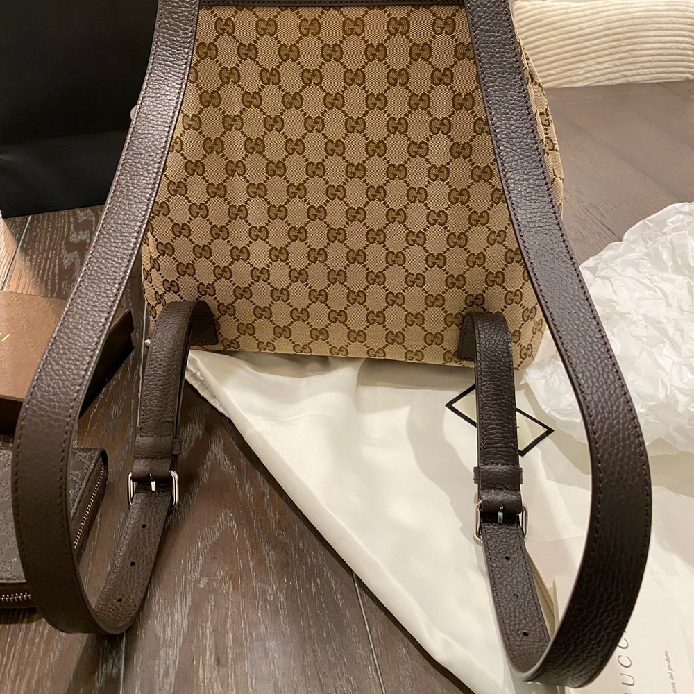 💓Sold💓Gucci Draw String bucket backpack (Unisex) - Picture 6 of 10